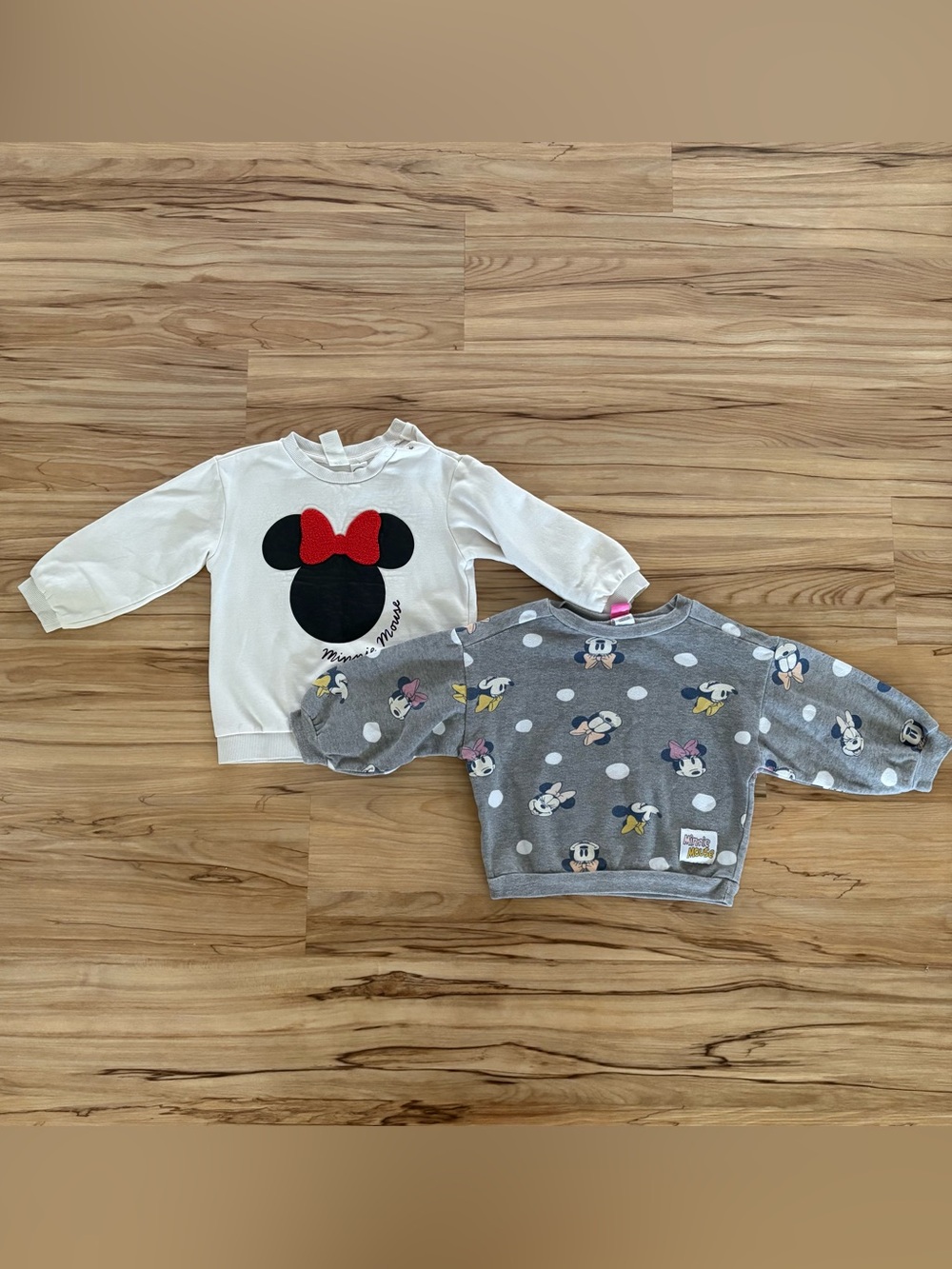 Minnie Mouse Sweatshirt Bundle - Lot of 2 - Size 2T